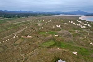 St Patricks 9th And 18th Greens Aerial